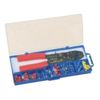 Σετ Ακροδεκτών με Μόνωση & Πρέσσα σε Κασετίνα 100τμχ CHS IT-101