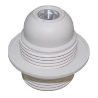 Ντουί E27 Βακελίτου με Μεταλλικό Σπείρωμα/Ροδέλα Λευκό R103
