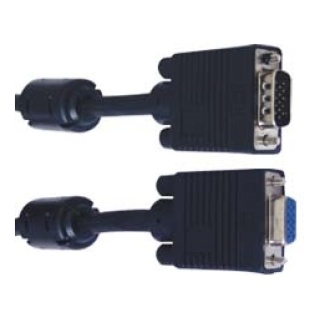 Καλώδιο SVGA Υψηλής Ποιότητας HDB15M/15F 10m Μαύρο COMP