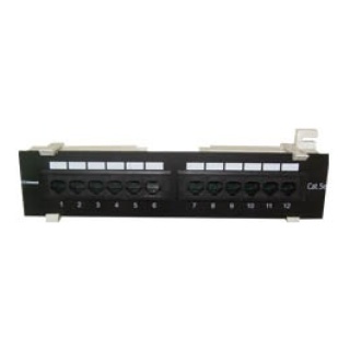 Patch Panel CAT5e UTP 12P Επιτοίχιο SFW