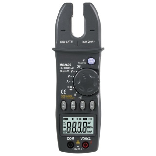 Ψηφιακό Πολύμετρο / Αμπεροτσιμπίδα AC Ψηφιακή Σταθερών Σαγωνιών MS2600 MAS