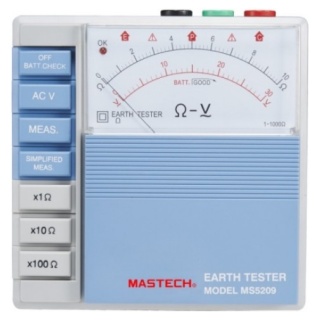 Γειωσόμετρο Aναλογικό MASTECH MS5209