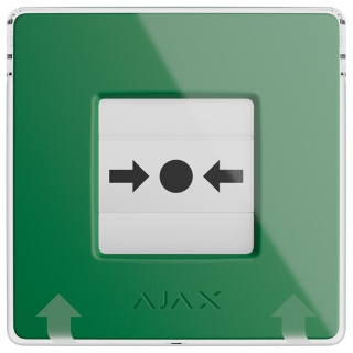 AJAX SYSTEMS - MANUAL CALL POINT (GREEN)